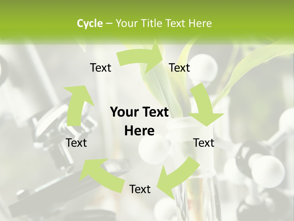 Construct Hand Model PowerPoint Template