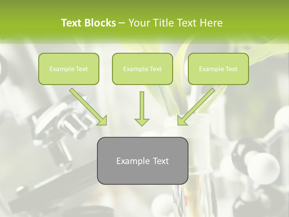 Construct Hand Model PowerPoint Template