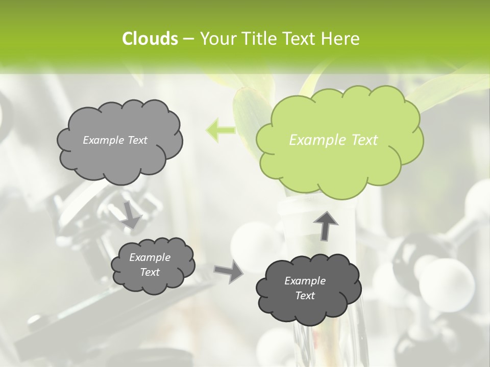 Construct Hand Model PowerPoint Template