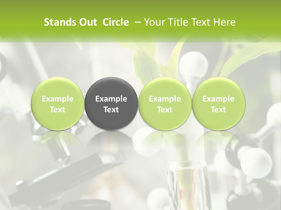 Construct Hand Model PowerPoint Template