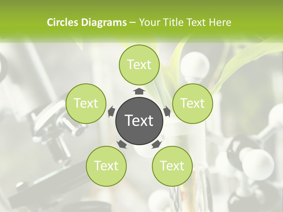 Construct Hand Model PowerPoint Template