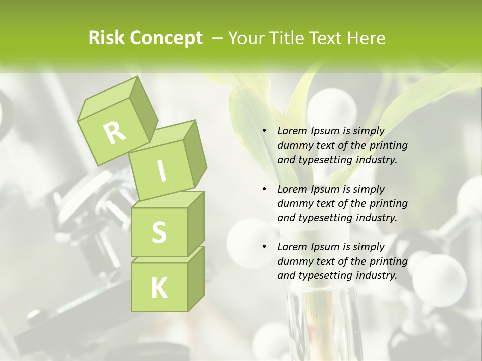 Construct Hand Model PowerPoint Template