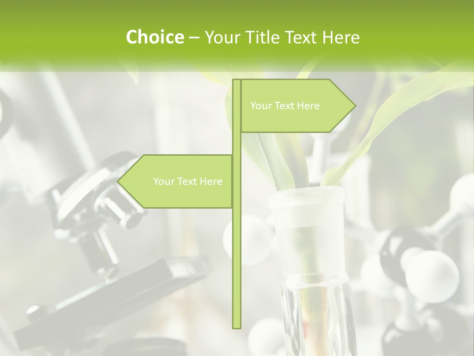 Construct Hand Model PowerPoint Template