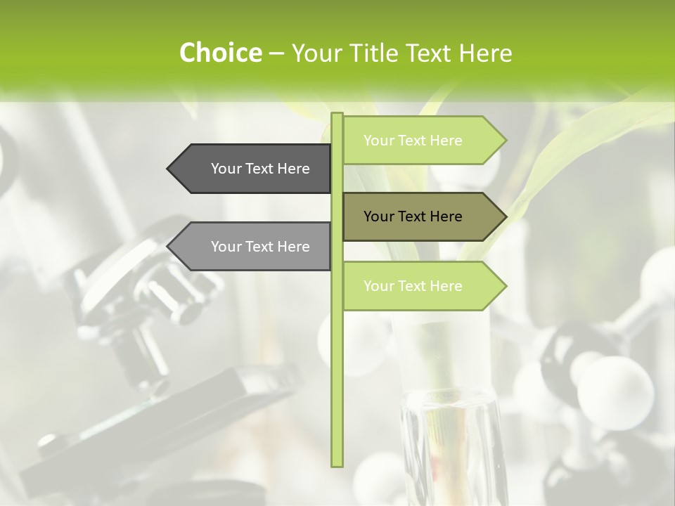 Construct Hand Model PowerPoint Template