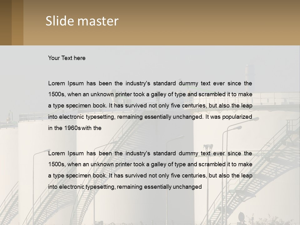 Park Architect Business PowerPoint Template