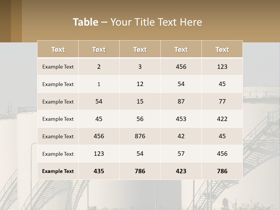 Park Architect Business PowerPoint Template