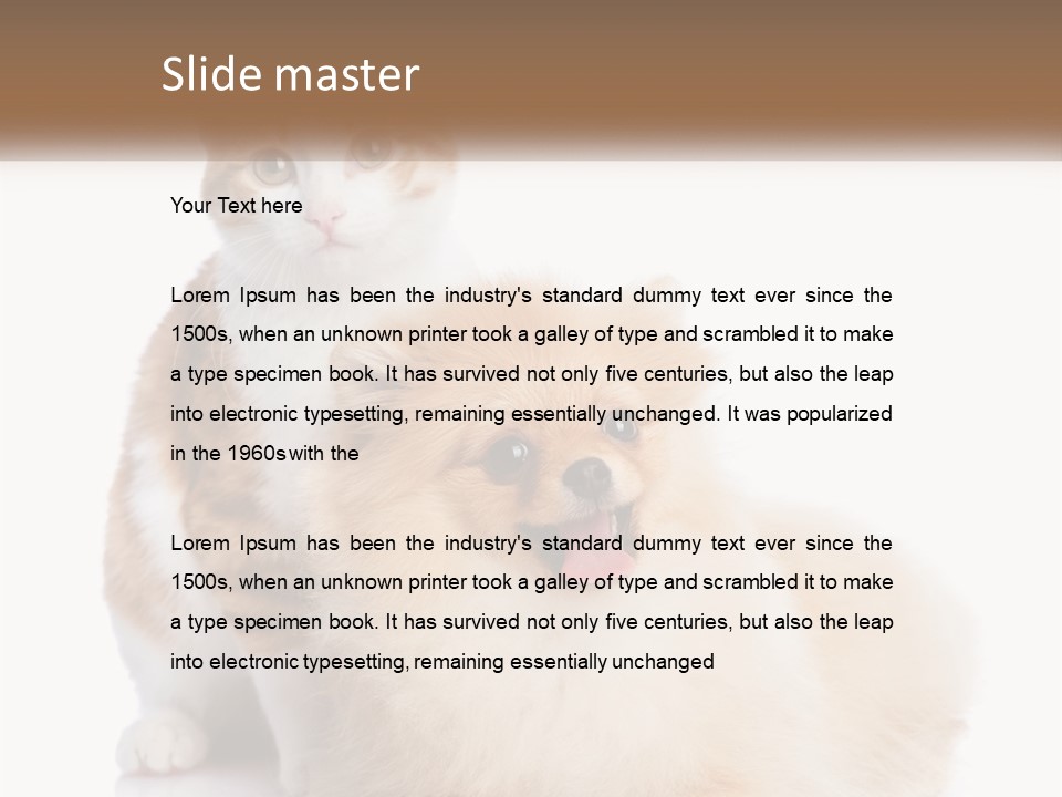 Nature Leaf Blue Sky PowerPoint Template