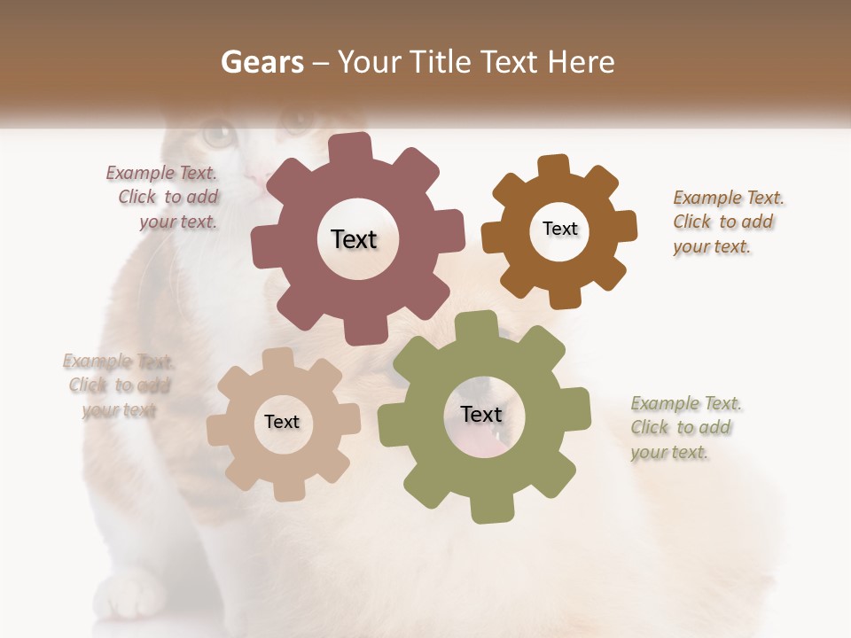 Nature Leaf Blue Sky PowerPoint Template