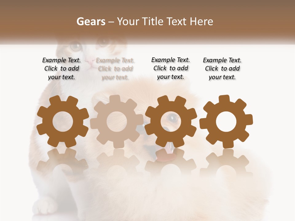 Nature Leaf Blue Sky PowerPoint Template