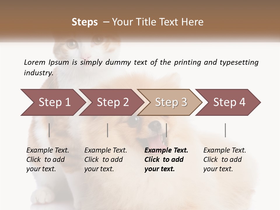 Nature Leaf Blue Sky PowerPoint Template