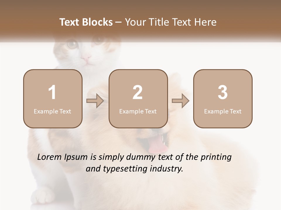 Nature Leaf Blue Sky PowerPoint Template