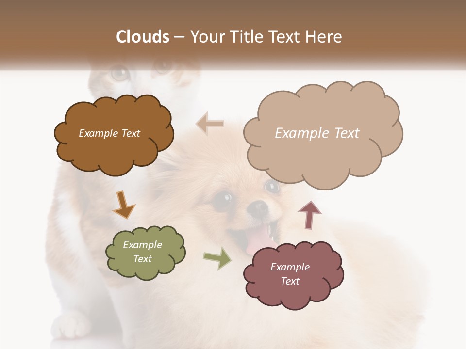 Nature Leaf Blue Sky PowerPoint Template