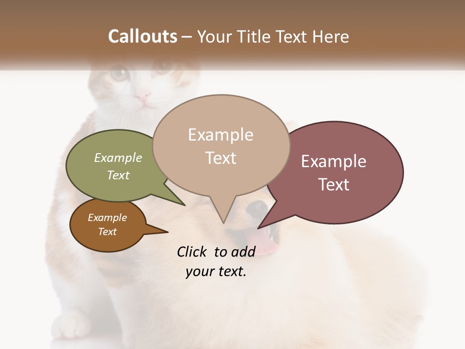 Nature Leaf Blue Sky PowerPoint Template