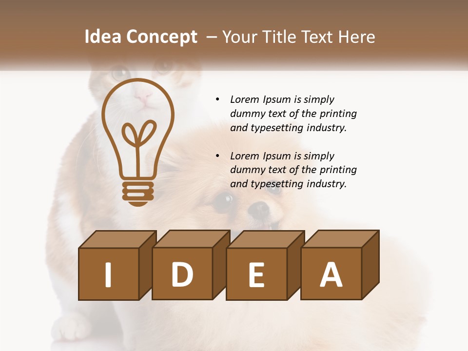 Nature Leaf Blue Sky PowerPoint Template