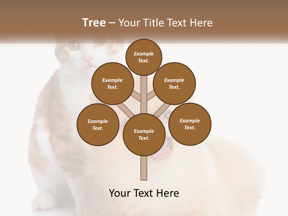 Nature Leaf Blue Sky PowerPoint Template