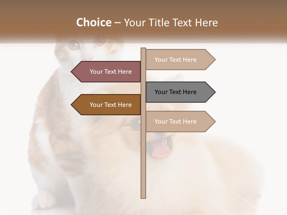 Nature Leaf Blue Sky PowerPoint Template