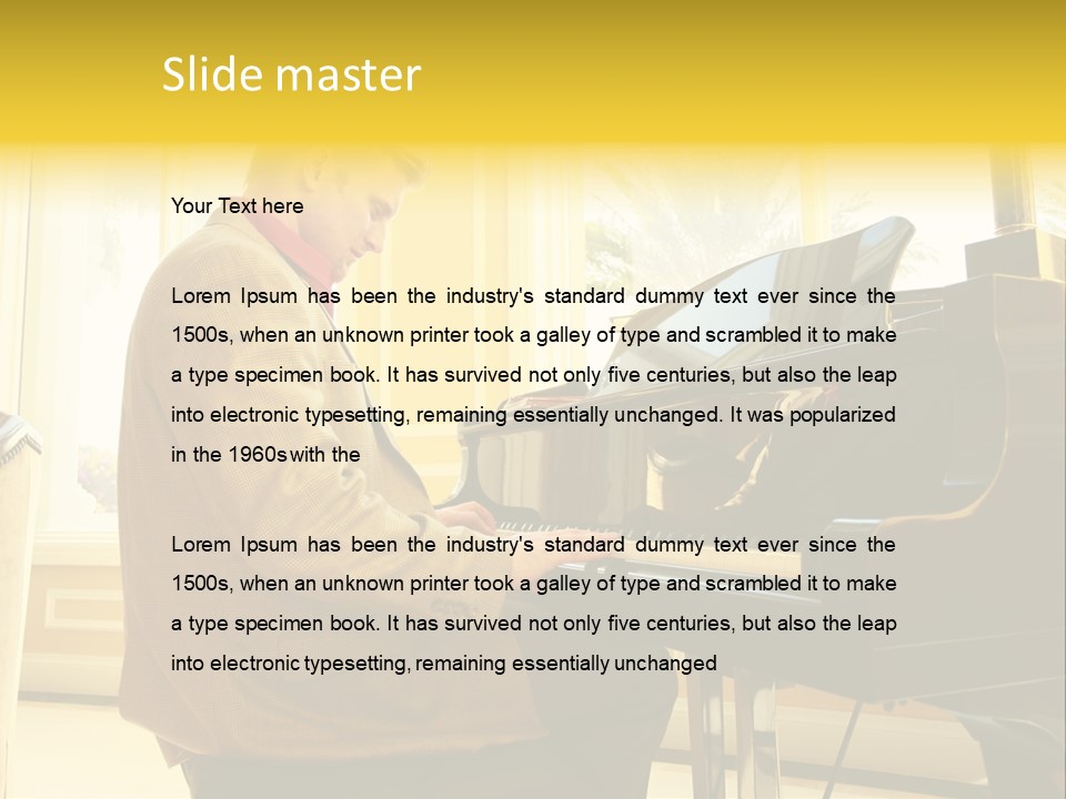 Loan Grass House PowerPoint Template