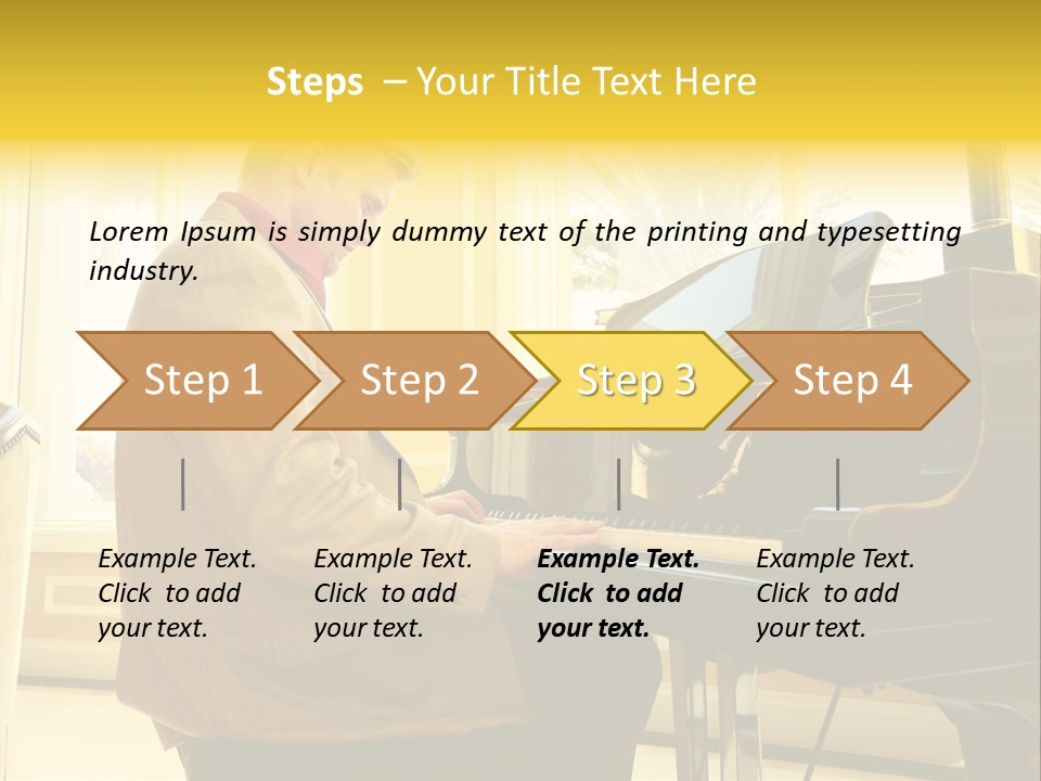 Loan Grass House PowerPoint Template