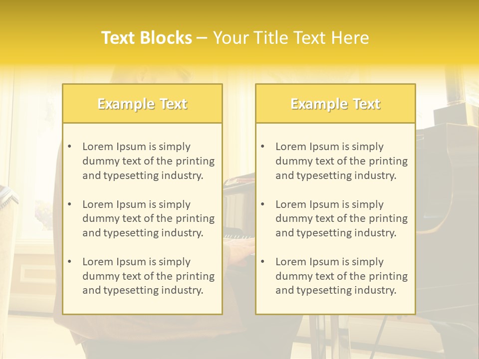 Loan Grass House PowerPoint Template