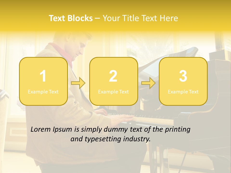 Loan Grass House PowerPoint Template