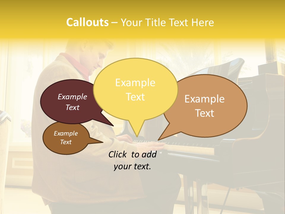 Loan Grass House PowerPoint Template