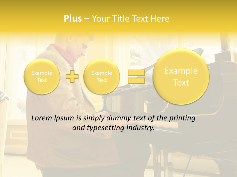 Loan Grass House PowerPoint Template