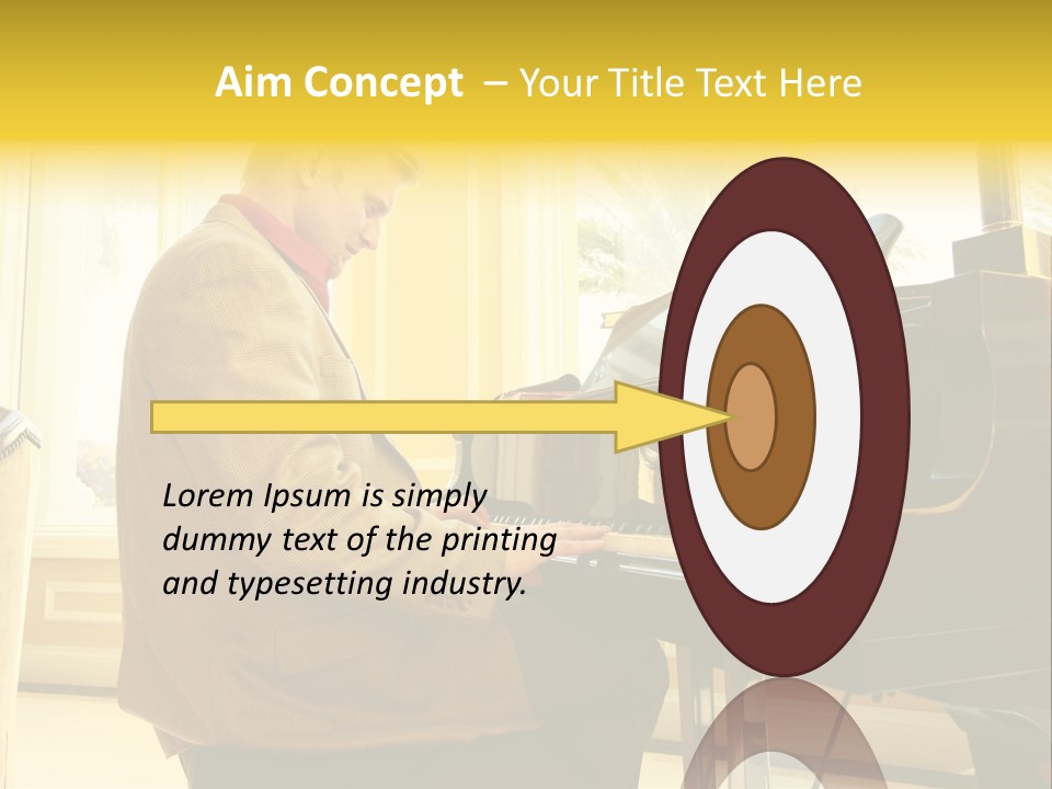 Loan Grass House PowerPoint Template