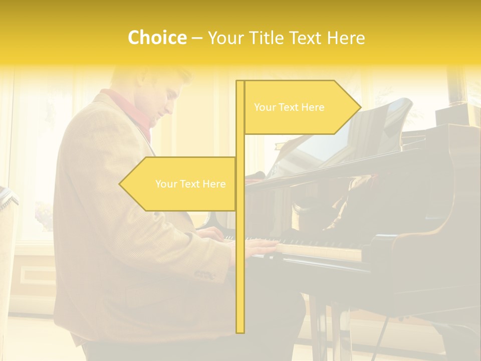 Loan Grass House PowerPoint Template