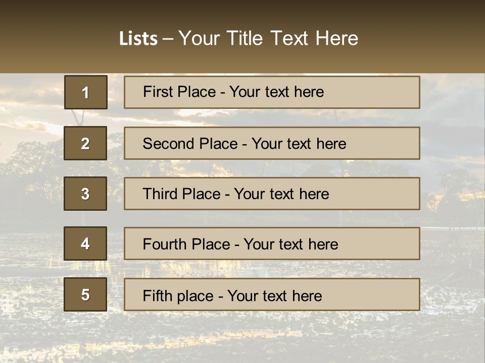 Garden Park Ownership PowerPoint Template