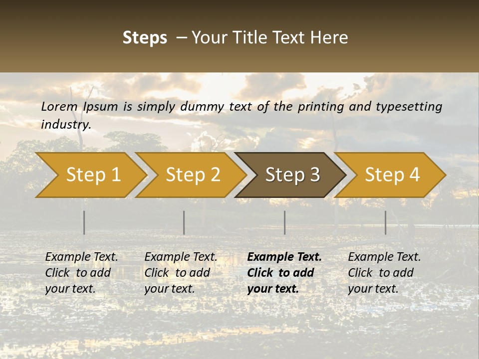 Garden Park Ownership PowerPoint Template
