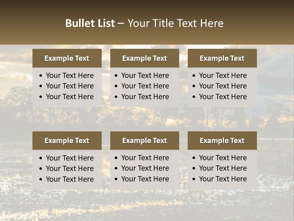 Garden Park Ownership PowerPoint Template