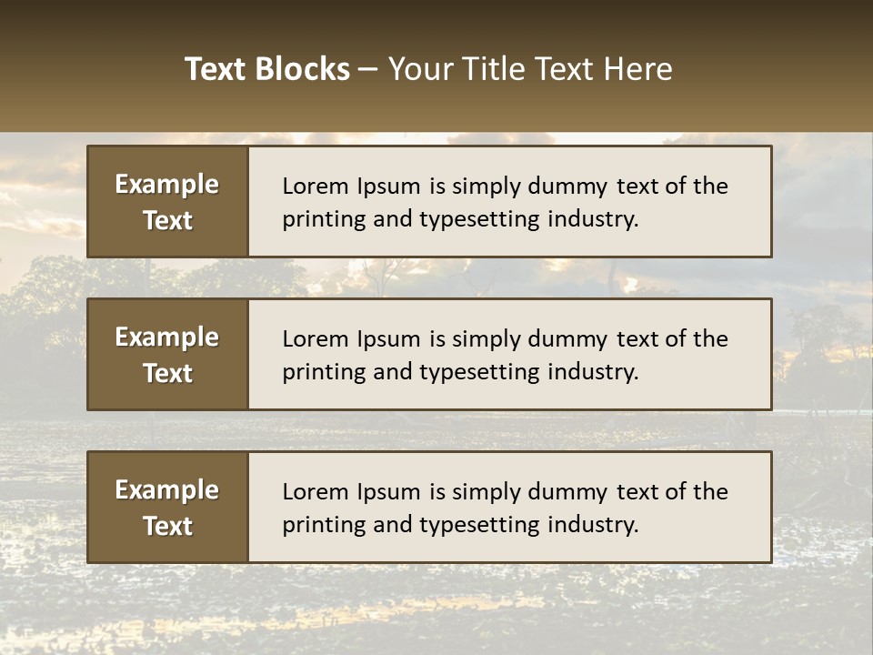 Garden Park Ownership PowerPoint Template
