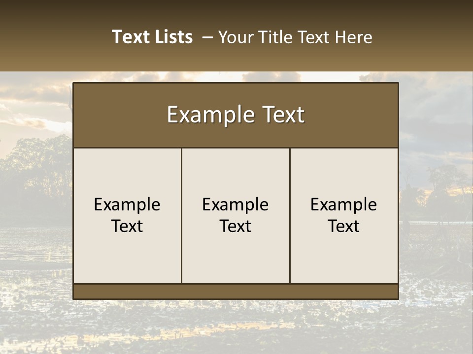 Garden Park Ownership PowerPoint Template