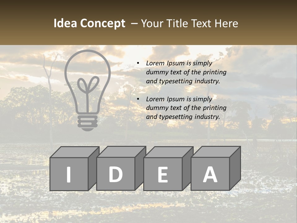 Garden Park Ownership PowerPoint Template