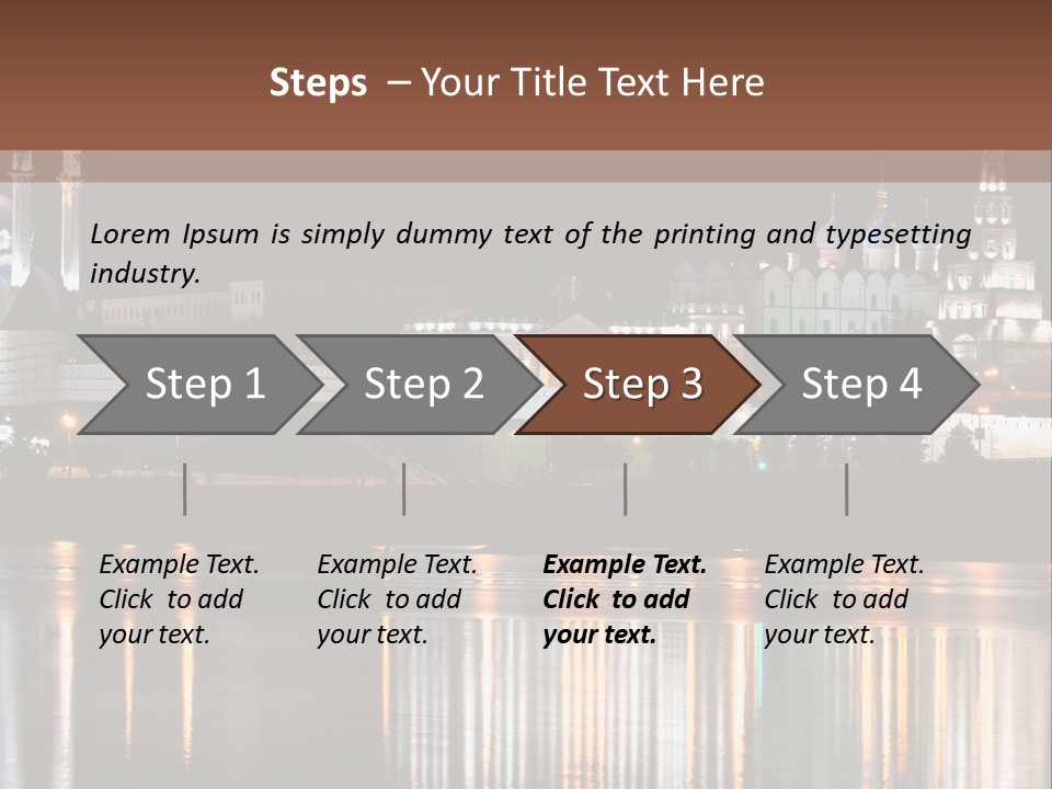 Blue Sky Home Dream PowerPoint Template