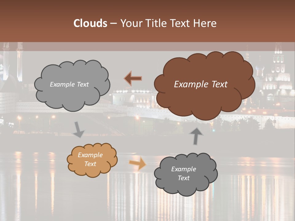 Blue Sky Home Dream PowerPoint Template