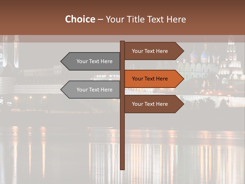 Blue Sky Home Dream PowerPoint Template