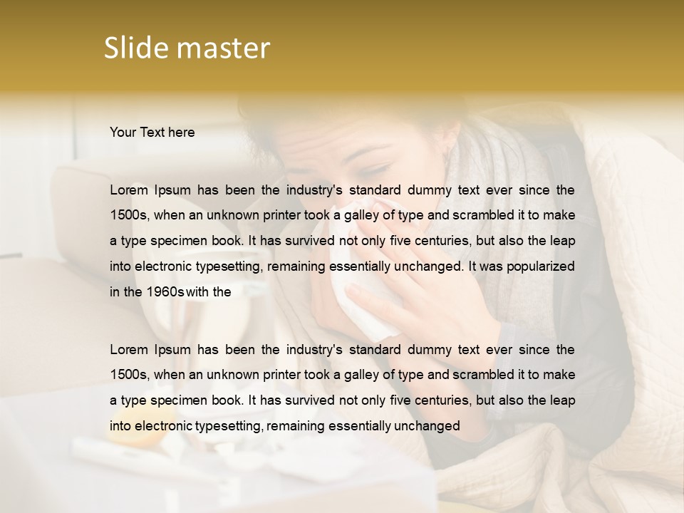 Garden Property Rent PowerPoint Template