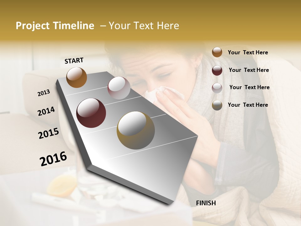 Garden Property Rent PowerPoint Template