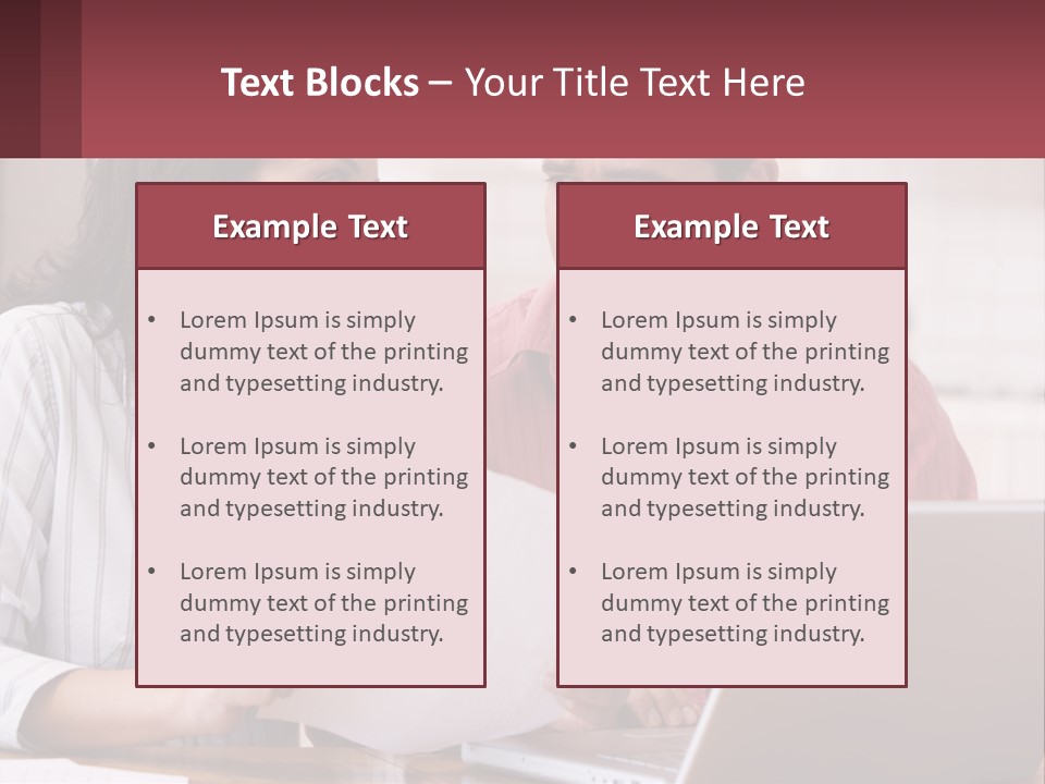 Nature Blue Sky Grass PowerPoint Template