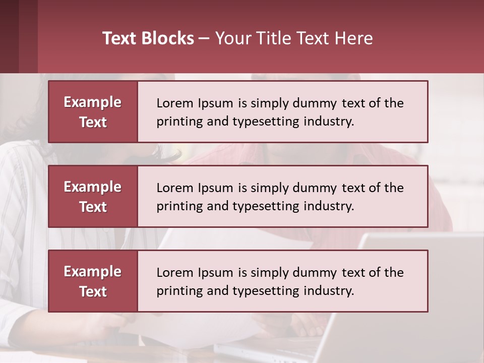 Nature Blue Sky Grass PowerPoint Template