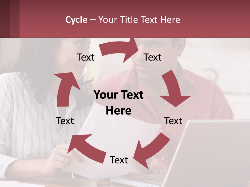 Nature Blue Sky Grass PowerPoint Template