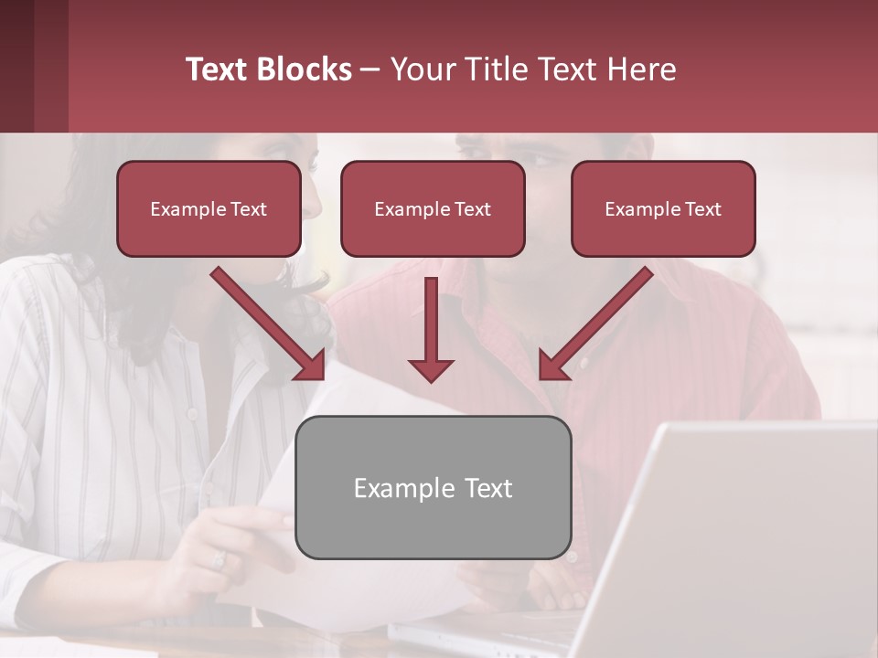 Nature Blue Sky Grass PowerPoint Template