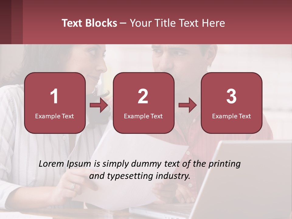 Nature Blue Sky Grass PowerPoint Template