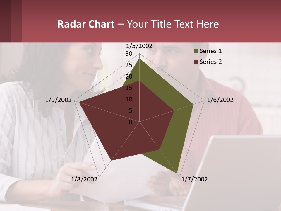 Nature Blue Sky Grass PowerPoint Template