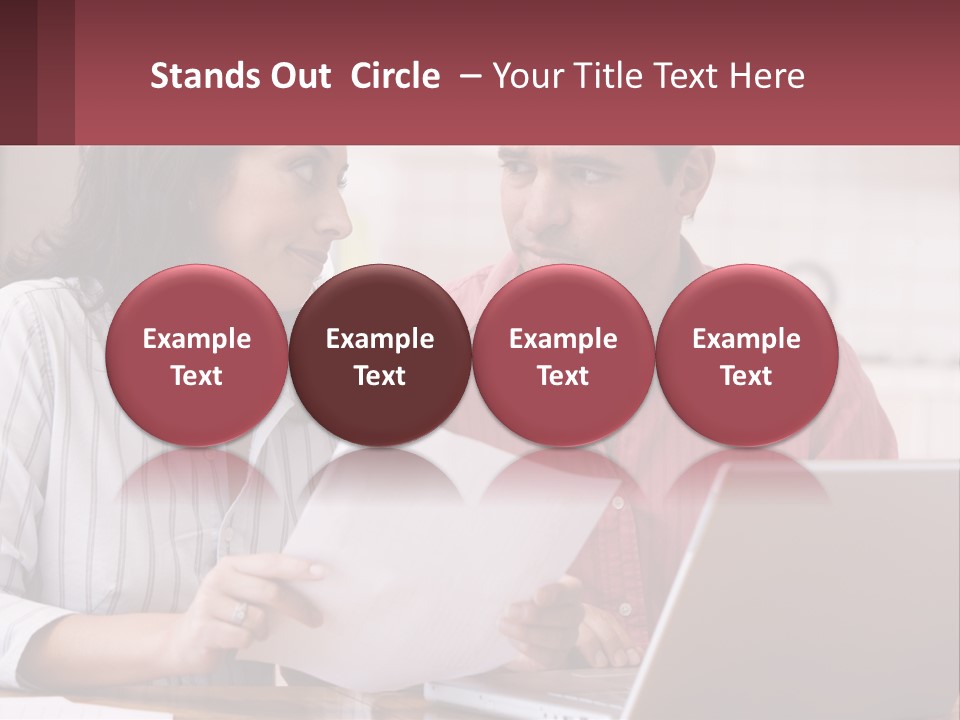 Nature Blue Sky Grass PowerPoint Template