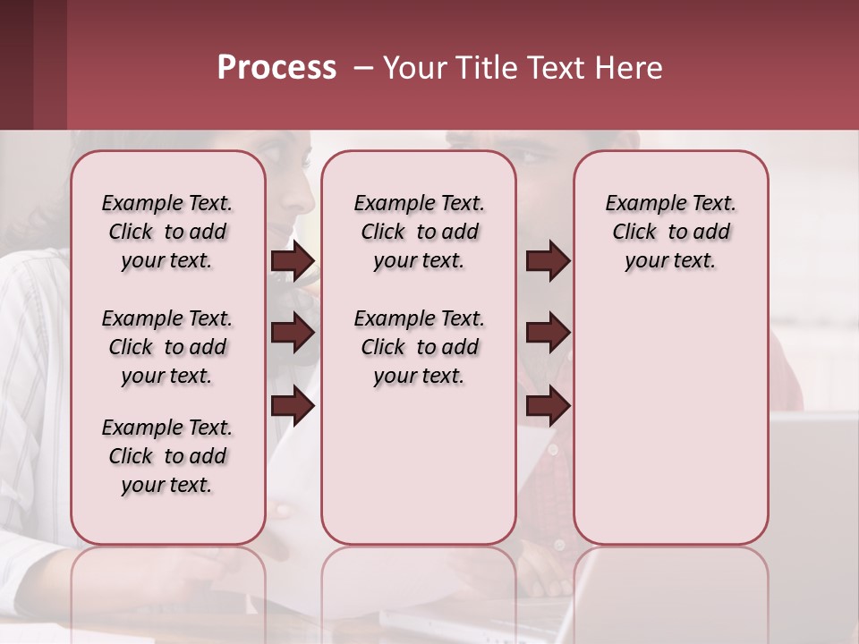 Nature Blue Sky Grass PowerPoint Template