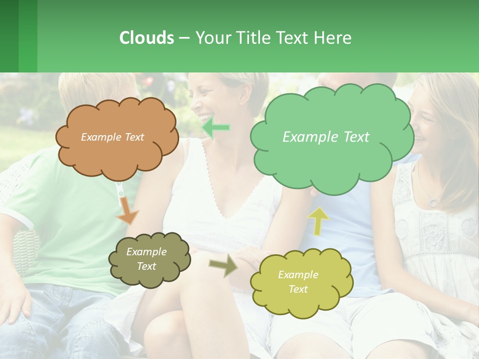 Structure House Sky PowerPoint Template