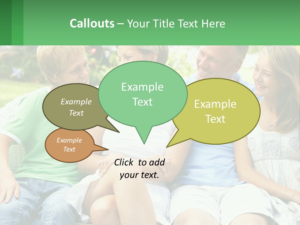 Structure House Sky PowerPoint Template