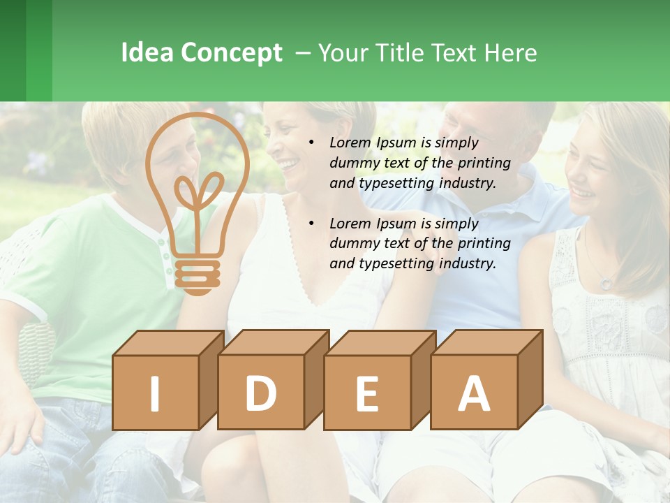 Structure House Sky PowerPoint Template